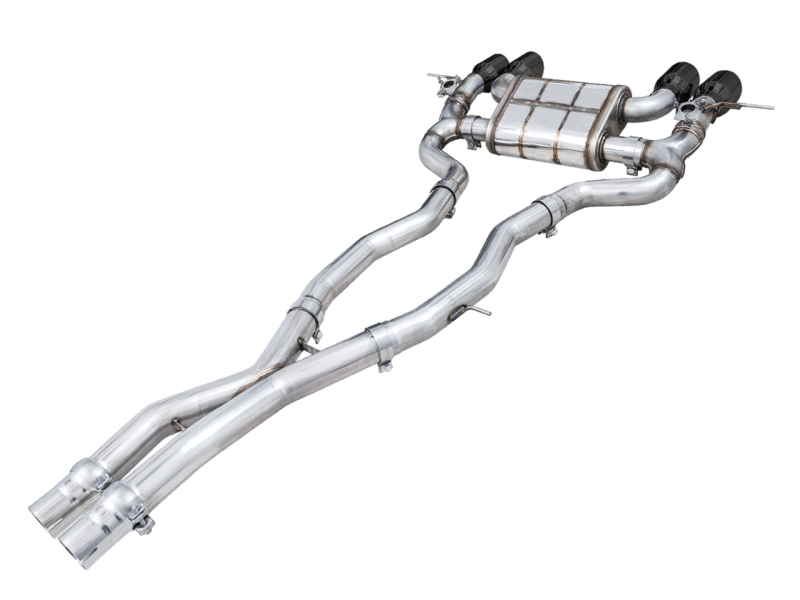 AWE SwitchPath Catback Exhaust for BMW G8X M3/M4 - Diamond Black Tips - My Store