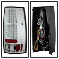 Spyder Chevy Suburban/GMC Yukon/Yukon Denali 07-14 LED Tail Lights Chrm ALT-YD-CSUB07-LED-C - Mammoth Racing -