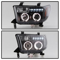 Spyder Toyota Tundra 07-133 Projector Headlights LED Halo LED Blk PRO-YD-TTU07-HL-BK - Mammoth Racing -