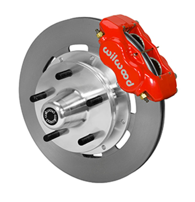 Wilwood Forged Dynalite Front Kit 19.00in Plain Rotor RedWWE ProSpindle (5x5.00in Hub) - My Store