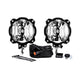 KC HiLiTES 6in. Pro6 Gravity LED Light 20w Single Mount Spot Beam (Pair Pack System) - Mammoth Racing -