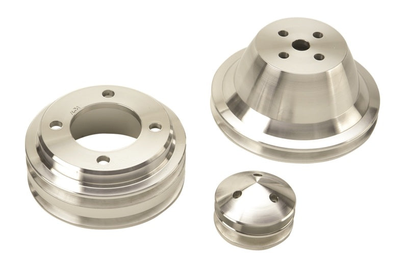 Ford Racing 1970-1978 Mustang Billet Dual Groove Pulley Set - Mammoth Racing -