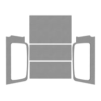 DEI 04-06 Jeep Wrangler LJ Unliminted Leather Look Headliner Complete Kit - Gray - Mammoth Racing -