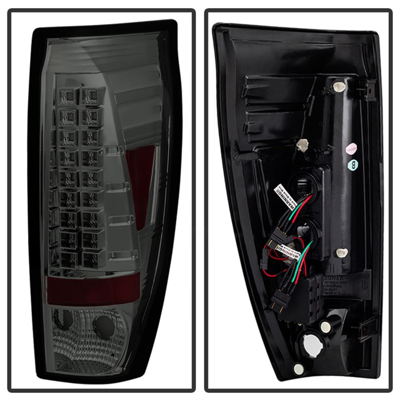 Spyder Chevy Avalanche 02-06 LED Tail Lights Smoke ALT-YD-CAV02-LED-SM - Mammoth Racing -