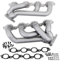 BBK 14-18 GM Truck 5.3/6.2 1 3/4in Shorty Tuned Length Headers - Titanium Ceramic - Mammoth Racing -
