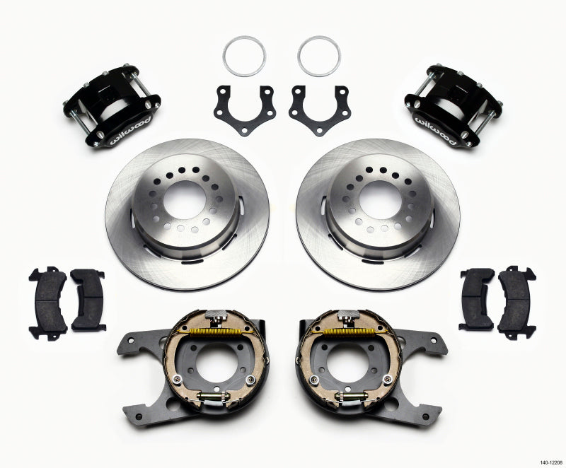 Wilwood D154 P/S Park Brake Kit Mopar/Dana 2.50in Off w/Snap Ring Brng - Mammoth Racing -