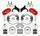 Wilwood Dynapro 6 Front Hub Kit 12.19in Red 69-70 Impala Drum/Disc 69-82 Vette - Mammoth Racing -