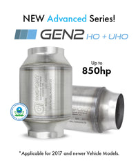 GESI G-Sport 6PK 400 CPSI EPA Compliant 3in Inlet/Outlet GEN2 Ultra High Output Cat Conv Assembly - My Store