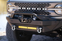 DV8 Offroad 2021+ Ford Bronco Modular Front Bumper Winch Capable w/ Auxiliary Light Mounts - Mammoth Racing -