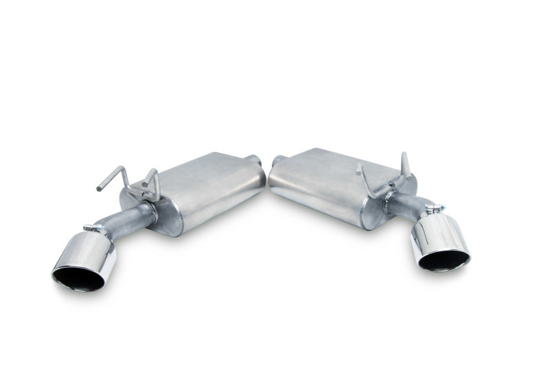 Gibson 10-15 Chevrolet Camaro LS 3.6l 2.25in Axle-Back Dual Exhaust - Aluminized - Mammoth Racing -