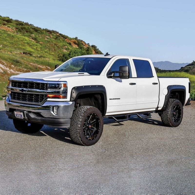 Westin 14-18 Chevrolet Silverado / GMC Sierra Crew Cab Outlaw Nerf Step Bars (Excl. Diesel) - Mammoth Racing -