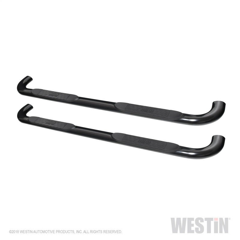 Westin 2019 Chevrolet Silverado/Sierra 1500 Crew Cab Platinum 4 Oval Nerf Step Bars - Black - Mammoth Racing -