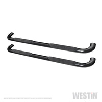 Westin 2019 Chevrolet Silverado/Sierra 1500 Crew Cab Platinum 4 Oval Nerf Step Bars - Black - Mammoth Racing -