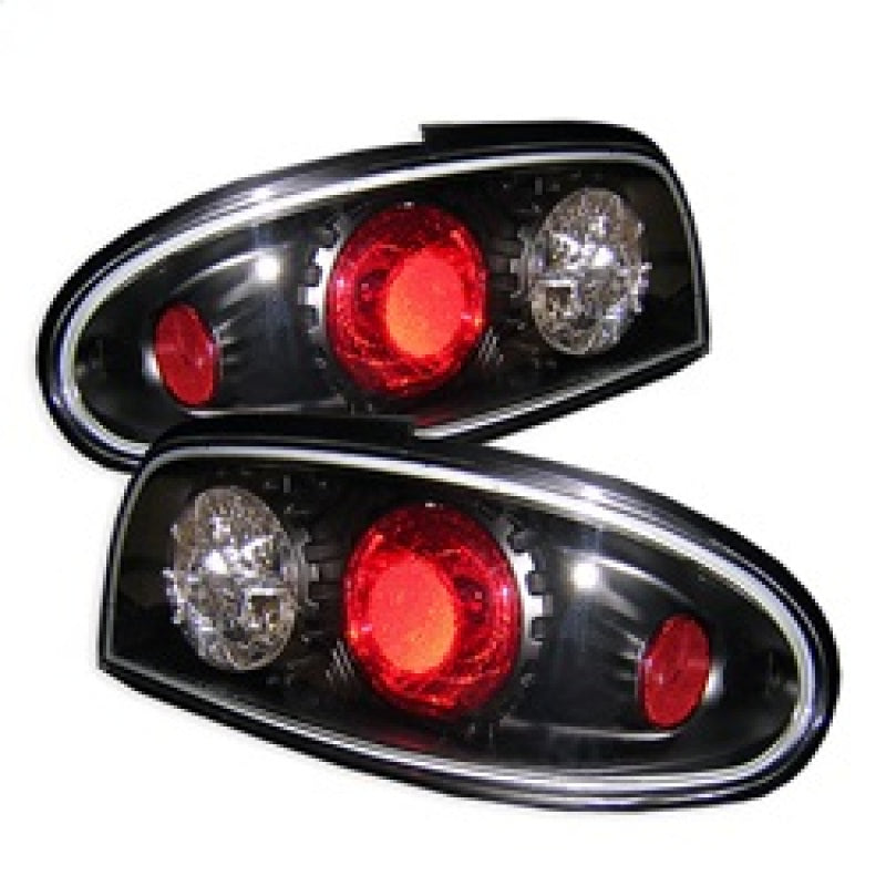 Spyder Nissan Altima 93-97 Euro Style Tail Lights Black ALT-YD-NA93-BK - Mammoth Racing -
