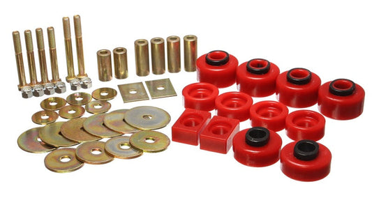 Energy Suspension 97-03 Ford F-100/F-150 2WD/F250 2WD & L-Duty Red Body (Ext Cab ONLY ) Mount Set - My Store