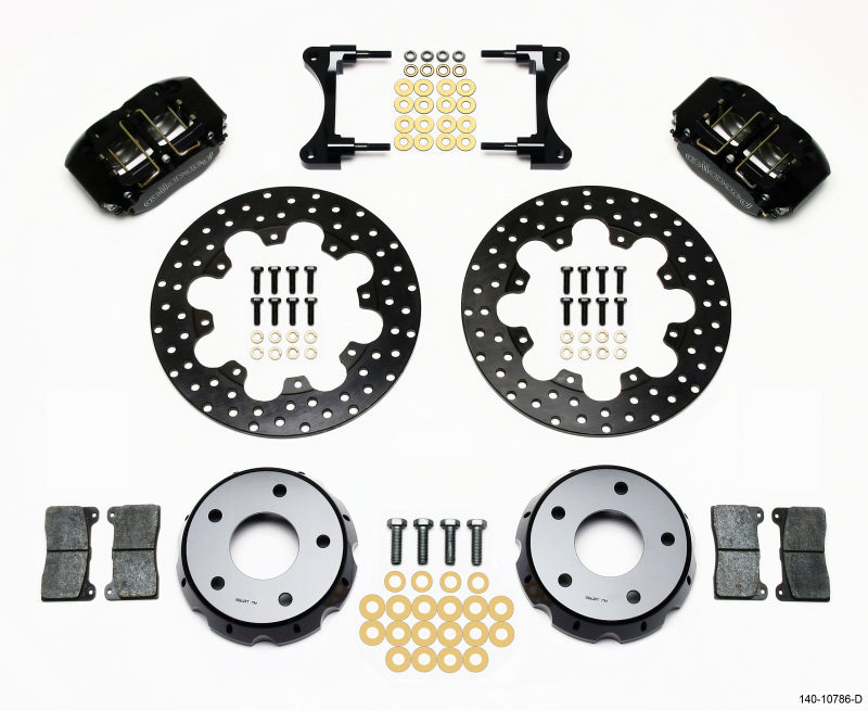 Wilwood Dynapro Radial Front Drag Kit 11.75in Drilled 98-02 Camaro/Firebird - Mammoth Racing -