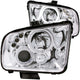 ANZO 2005-2009 Ford Mustang Projector Headlights w/ Halo Chrome - Mammoth Racing -