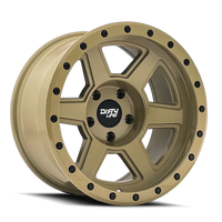 Dirty Life 9315 Compound 17x9 / 5x127 BP / -12mm Offset / 78.1mm Hub Desert Sand Wheel - Mammoth Racing -