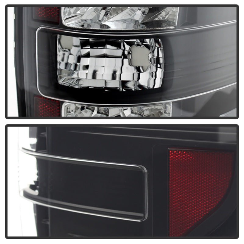 Spyder Ford F150 09-14 LED Tail Lights Black ALT-YD-FF15009-LED-BK - Mammoth Racing -