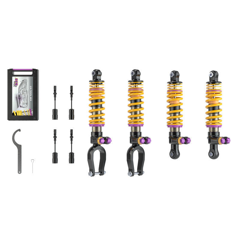 KW Coilover Kit V5 2014+ Lamborghini Huracan (Incl Spyder) w/ NoseLift / w/ Elec. Dampers - Mammoth Racing -