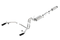 Borla 11-14 Ford F-150 5.0L Stainless Steel S-Type Catback Exhaust - 4in Tips Single Split Rear Exit - My Store