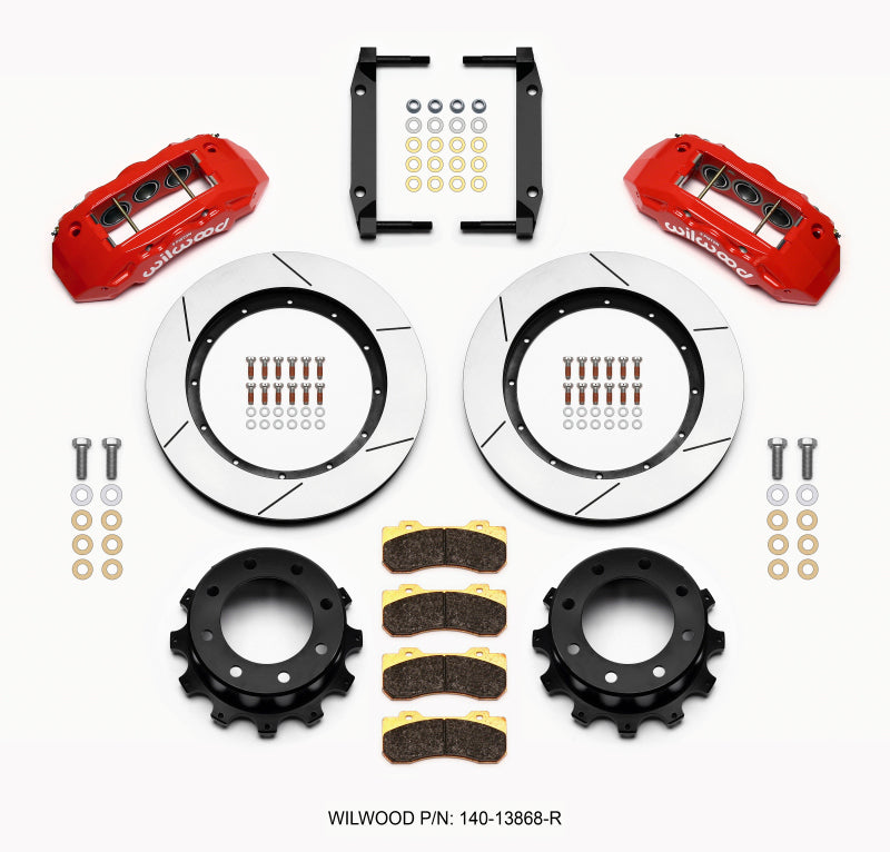 Wilwood Tx6r Rear Kit 15.50in Red 2005-2012 Ford F250/f350 4WD - My Store