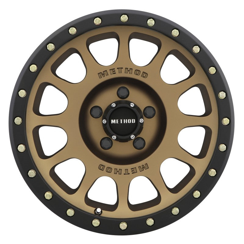Method Mr305 NV 18x9 0mm Offset 5x150 116.5mm CB Method Bronze/Black Street Loc Wheel - Mammoth Racing -