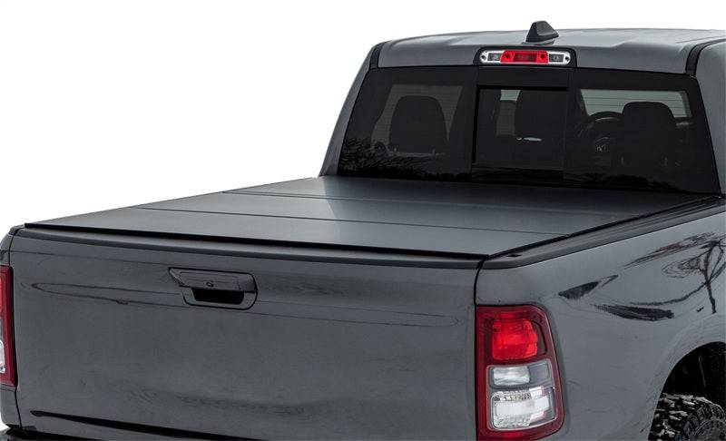 Access Lomax Tri-Fold Cover 19+ RAM 1500 - 5ft 7in Bed w/o Multifunction Tailgate (Carbon Fiber) - My Store