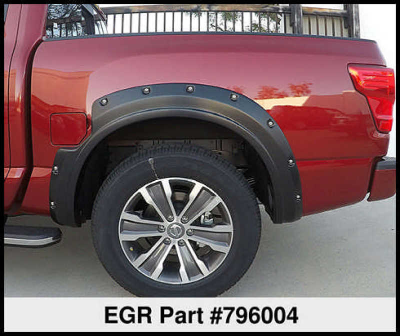 EGR 2017 Nissan Titan Bolt-On Look Fender Flares - Set - Mammoth Racing -