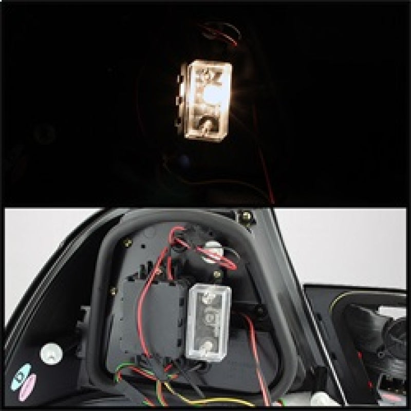 Spyder BMW E46 00-03 2Dr Coupe Light Bar LED Tail Lights Blk ALT-YD-BE4600-LBLED-BK - Mammoth Racing -