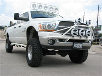 N-Fab Nerf Step 02-08 Dodge Ram 1500/2500/3500 Quad Cab 8ft Bed - Gloss Black - Bed Access - 3in - Mammoth Racing -