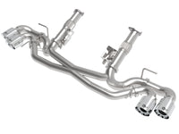 aFe MACH Force-Xp 3in to 2-1/2in 304SS Cat-Back (No Muff.) 2020 Chevy Corvette 6.2L- Polished Tip - Mammoth Racing -