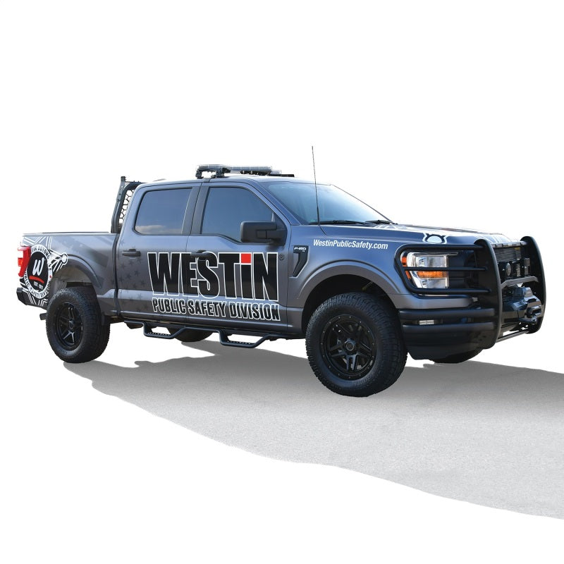 Westin 15-22 Ford F-150 SuperCrew / 17-22 F-250/350 Crew Cab Outlaw Nerf Step Bars - Mammoth Racing -