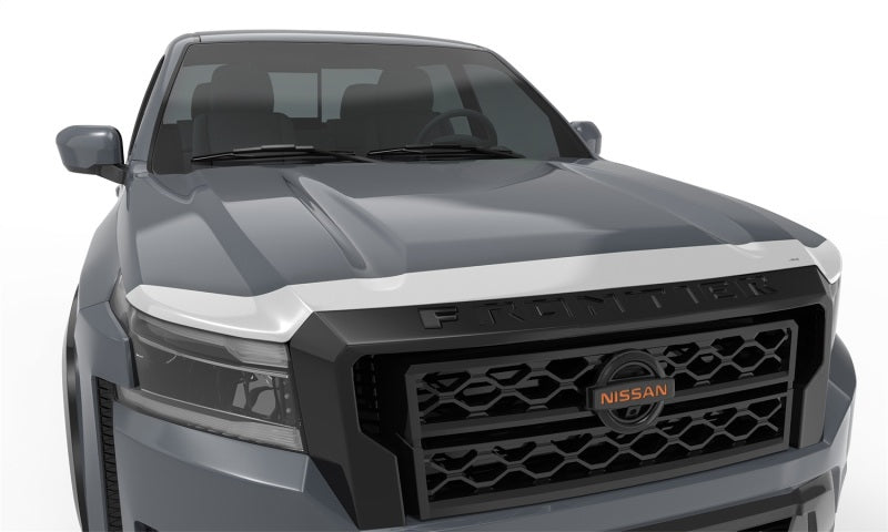 AVS 2022 Nissan Frontier Aeroskin Low Profile Hood Shield - Chrome - Mammoth Racing -