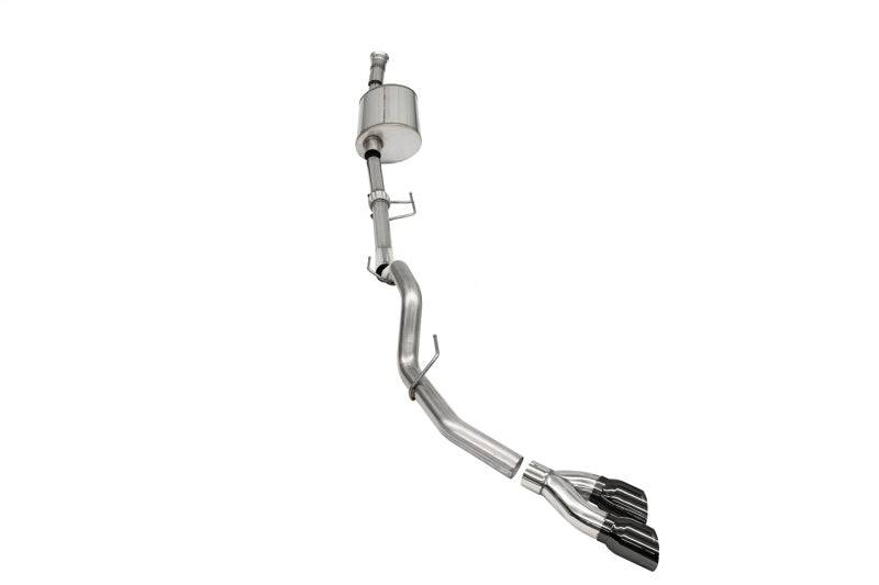 Corsa 2021-2022 Ford F-150 SuperCab/6.5in Bed 3.5L V6 Sport Cat-Back Single Side Exit-Black PVD - Mammoth Racing -