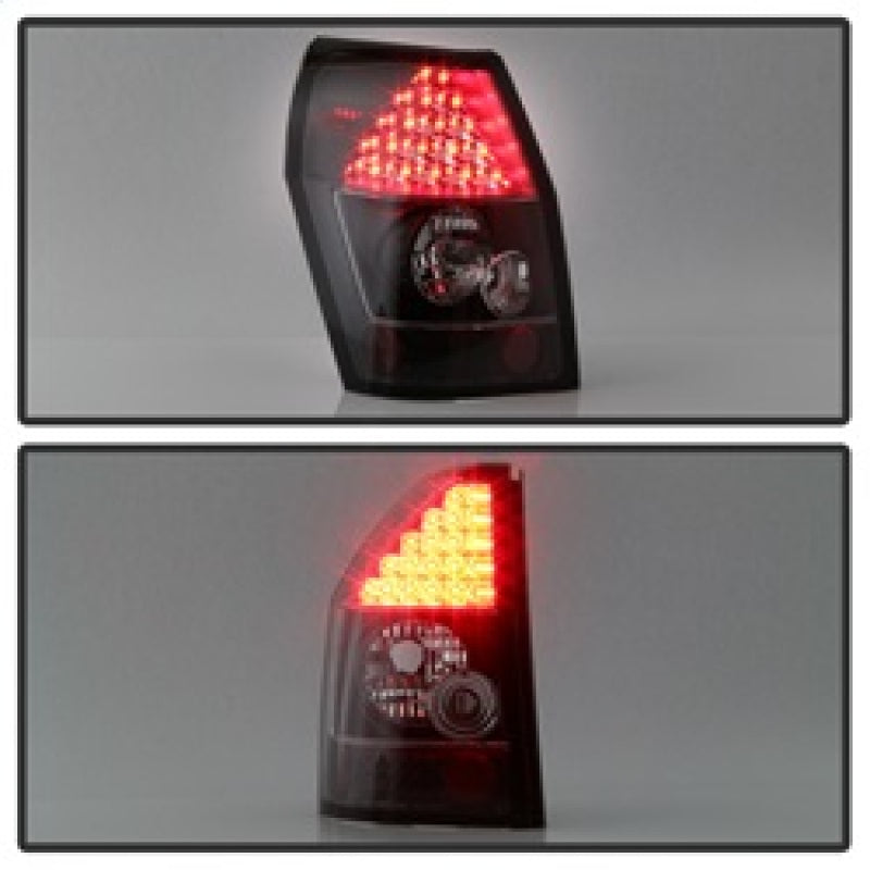 Spyder Dodge Magnum 05-08 LED Tail Lights Black ALT-YD-DMAG05-LED-BK - Mammoth Racing -