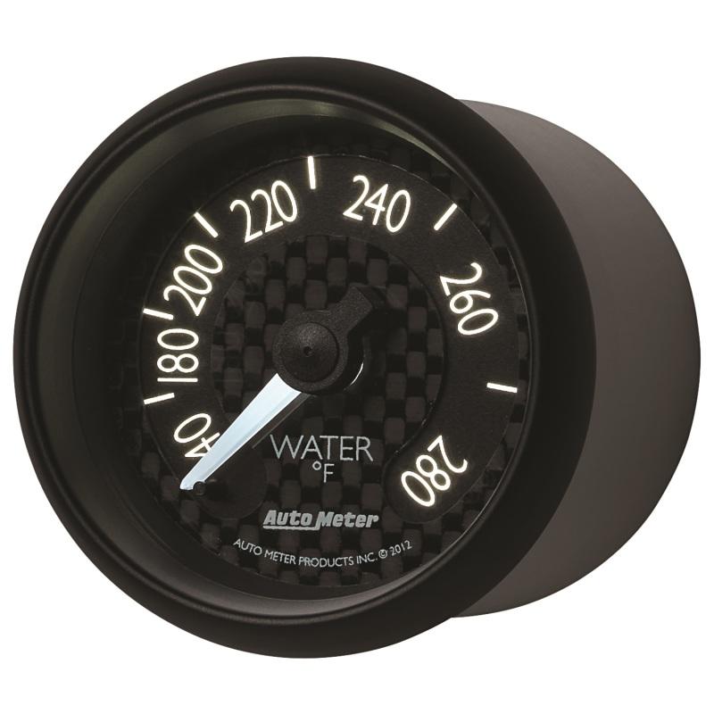 Autometer GT Series 52mm Mechanical 140-280 Deg F Water Temperature Gauge - My Store