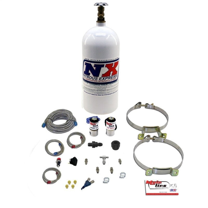 Nitrous Express Mainline EFI Single Nozzle Nitrous Kit w/10lb Bottle - My Store