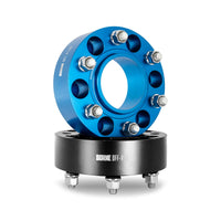 Mishimoto Borne Off-Road Wheel Spacers - 6x139.7 - 106 - 35mm - M12 - Blue - Mammoth Racing -