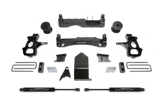 Fabtech 14-18 GM C/k1500 P/U w/oE Alm Or Stmp Stl UCA 4in Basic Sys w/Stealth - My Store