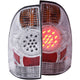 ANZO 2005-2015 Toyota Tacoma LED Taillights Chrome - Mammoth Racing -