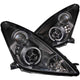 ANZO 2000-2005 Toyota Celica Projector Headlights w/ Halo Black - My Store