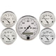 Autometer Old Tyme White 5 Piece Kit (Elec Speed/Elec Oil Press/Water Temp/Volt/Fuel Level) In-Dash - My Store