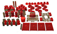 Energy Suspension 67-79 GM Camaro / Firebird w/ Multi Leaf Springs Red Hyper-Flex Master Bushing Set - Mammoth Racing -