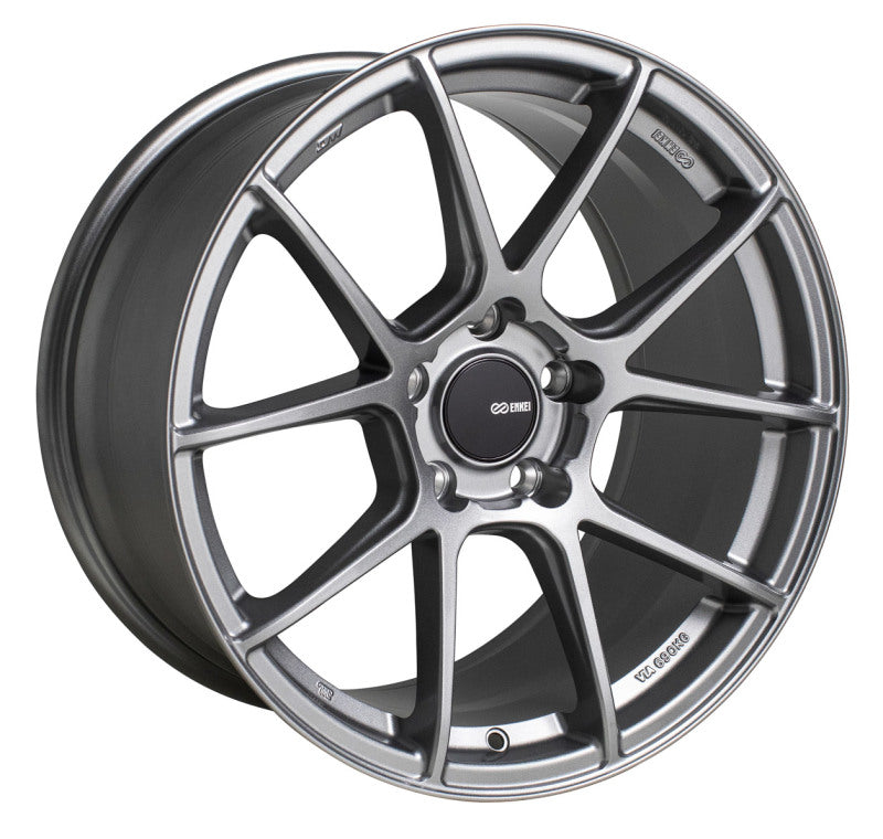 Enkei TS-V 17x9 5x114.3 40mm Offset 72.6mm Bore Storm Grey Wheel - Mammoth Racing -