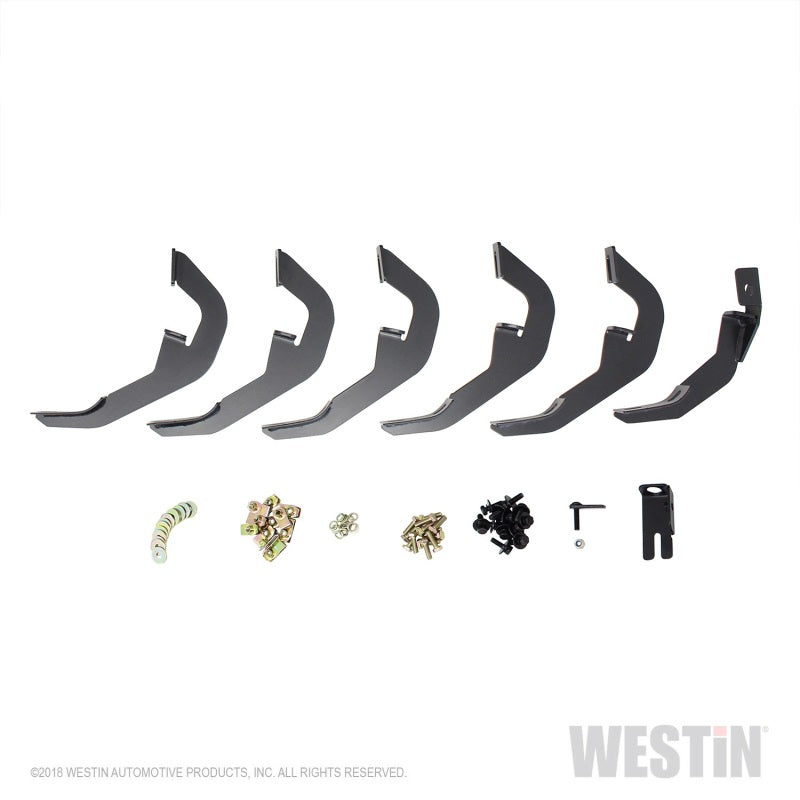 Westin 2015-2018 Ford F-150 SuperCrew PRO TRAXX 6 Oval Nerf Step Bars - Black - Mammoth Racing -