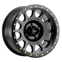 Method Mr305 NV 17x8.5 0mm Offset 5x4.5 83mm CB Matte Black Wheel - Mammoth Racing -