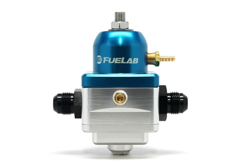 Fuelab 529 Electronic EFI Adjustable FPR (1) -6AN In (1) -6AN Return - Blue - Mammoth Racing -