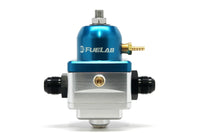Fuelab 529 Electronic EFI Adjustable FPR (1) -6AN In (1) -6AN Return - Blue - Mammoth Racing -