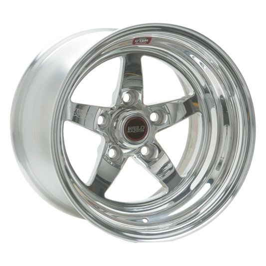 Weld S71 15x5.33 / 5x4.75 BP / 2.5in. BS Polished Wheel (Low Pad) - Non-Beadlock - Mammoth Racing -
